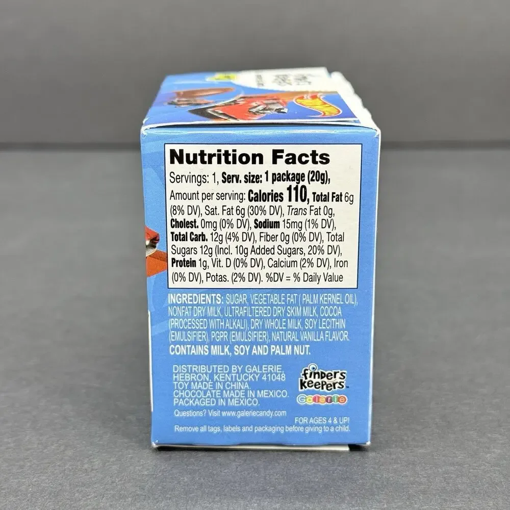 Hot Wheels Finders Keepers Milk Chocolate Egg with Surprise Toy Inside
